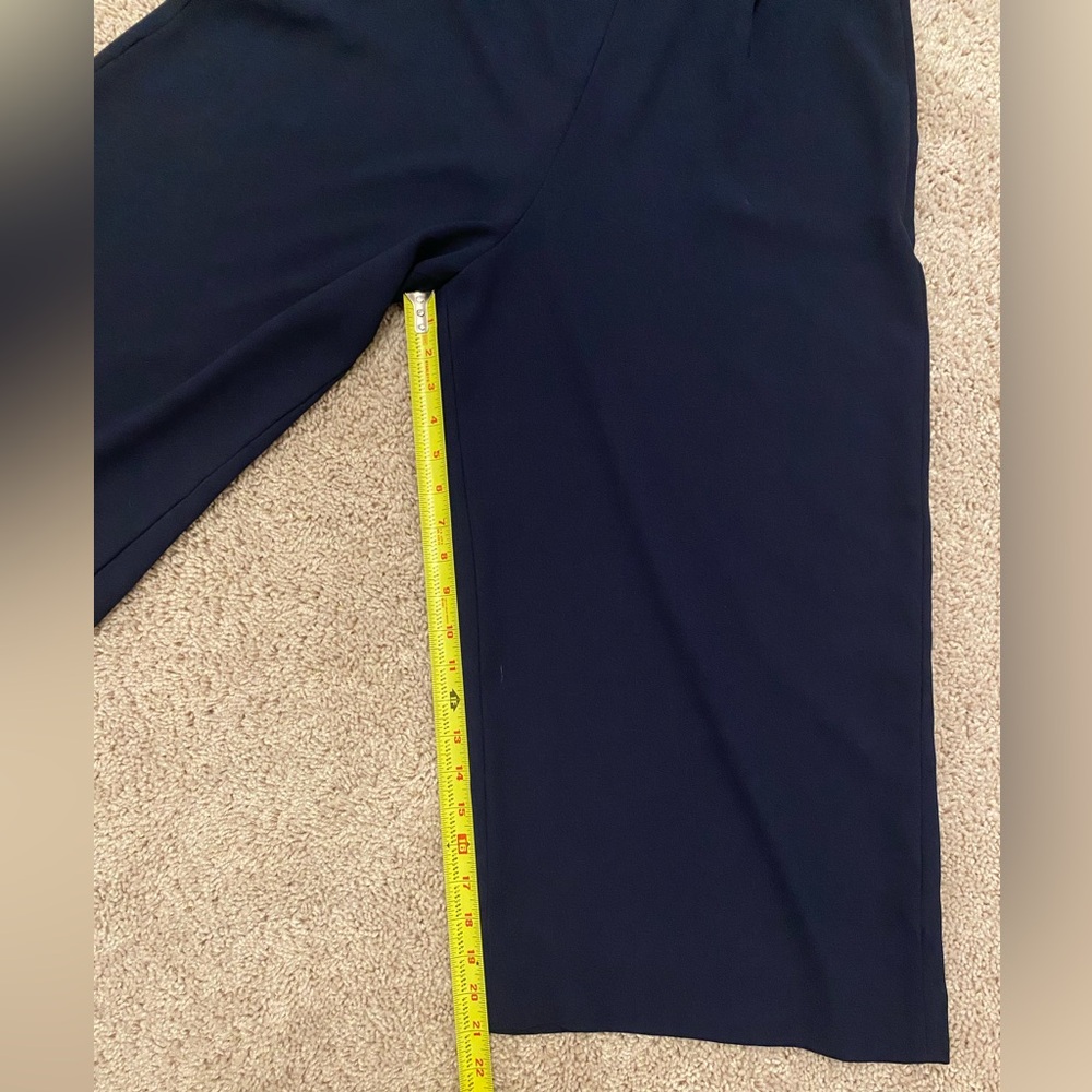 J. Crew Sleeveless Ruffle 365 Crepe Jumpsuit - Picture 13 of 16